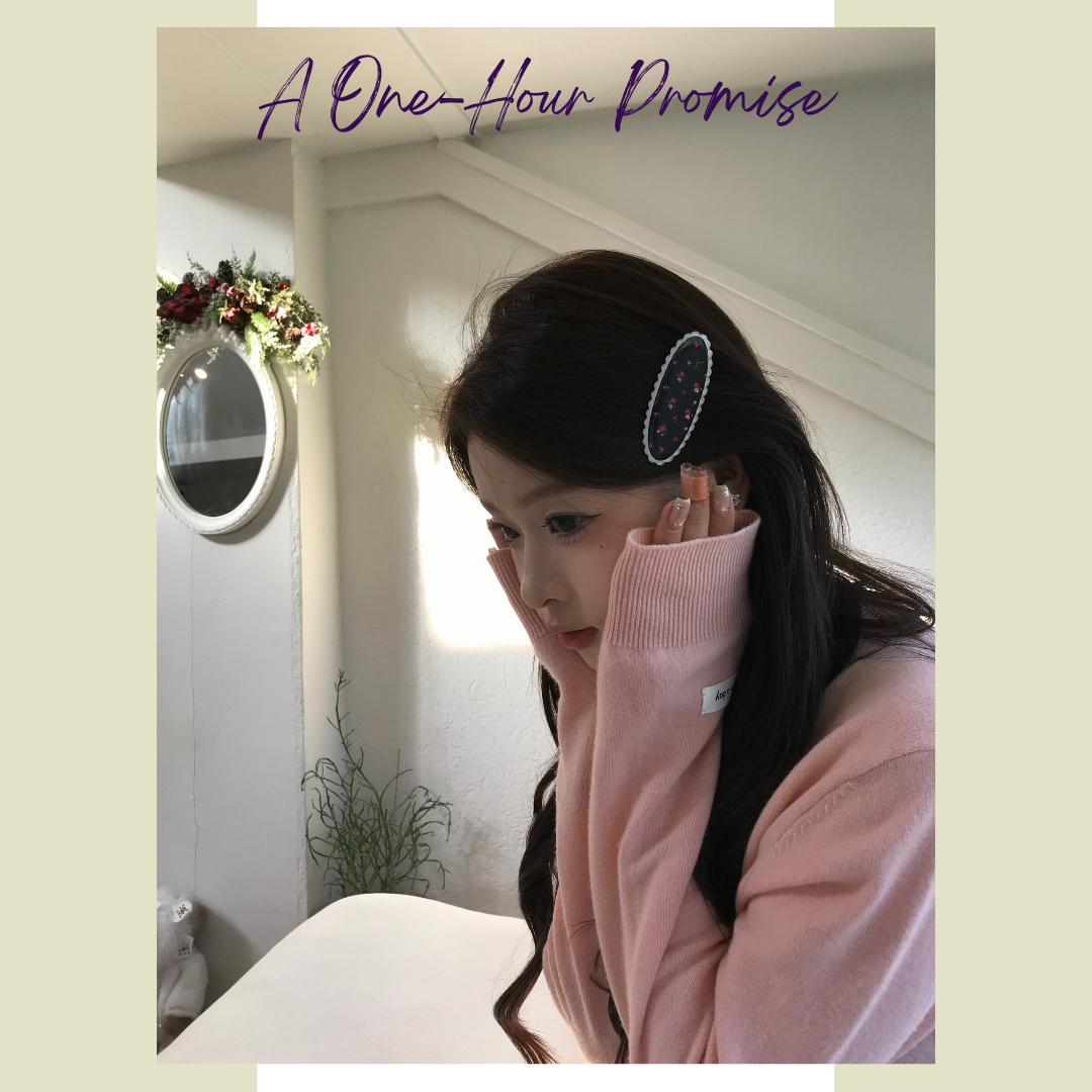 【公主日记】韩系复古甜美碎花蕾丝边夹