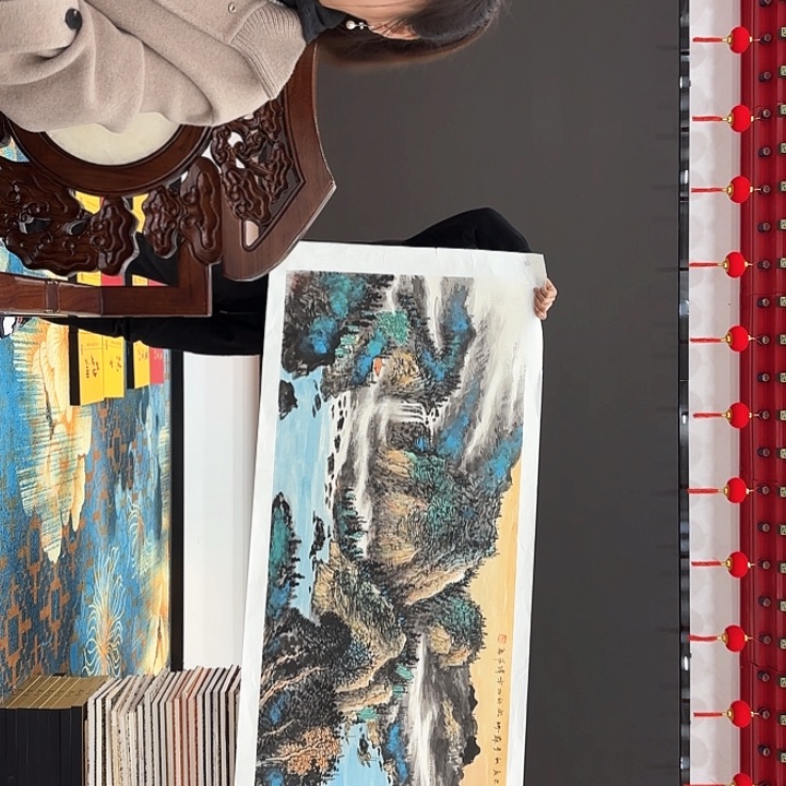 国画苏珊老师去伪存真原作