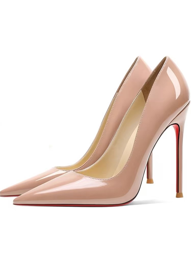 经典款细跟显气质女士红底高跟鞋（偏大半码）