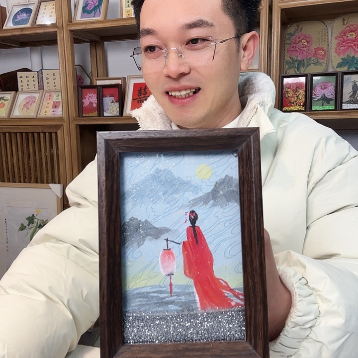 有机玻璃手绘 手绘  手绘 