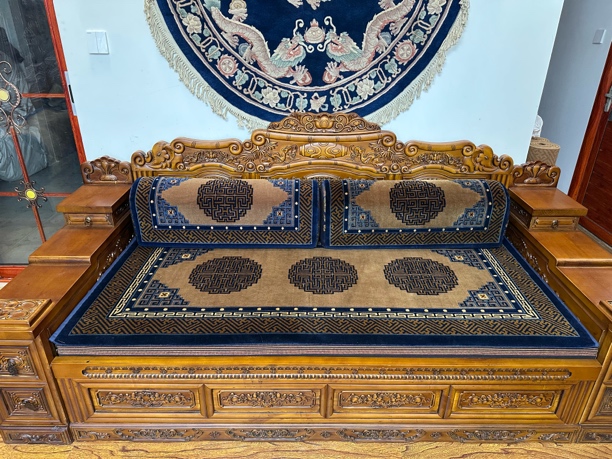 纯羊毛卡垫/藏毯/手工包边包布（拉萨发货）全国包邮