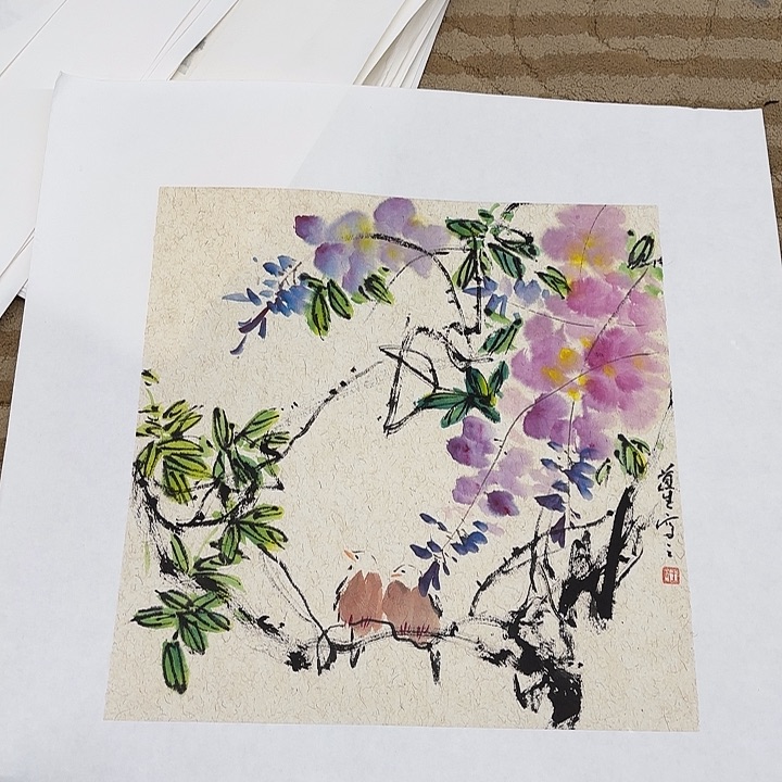 国画花鸟的故事和人物