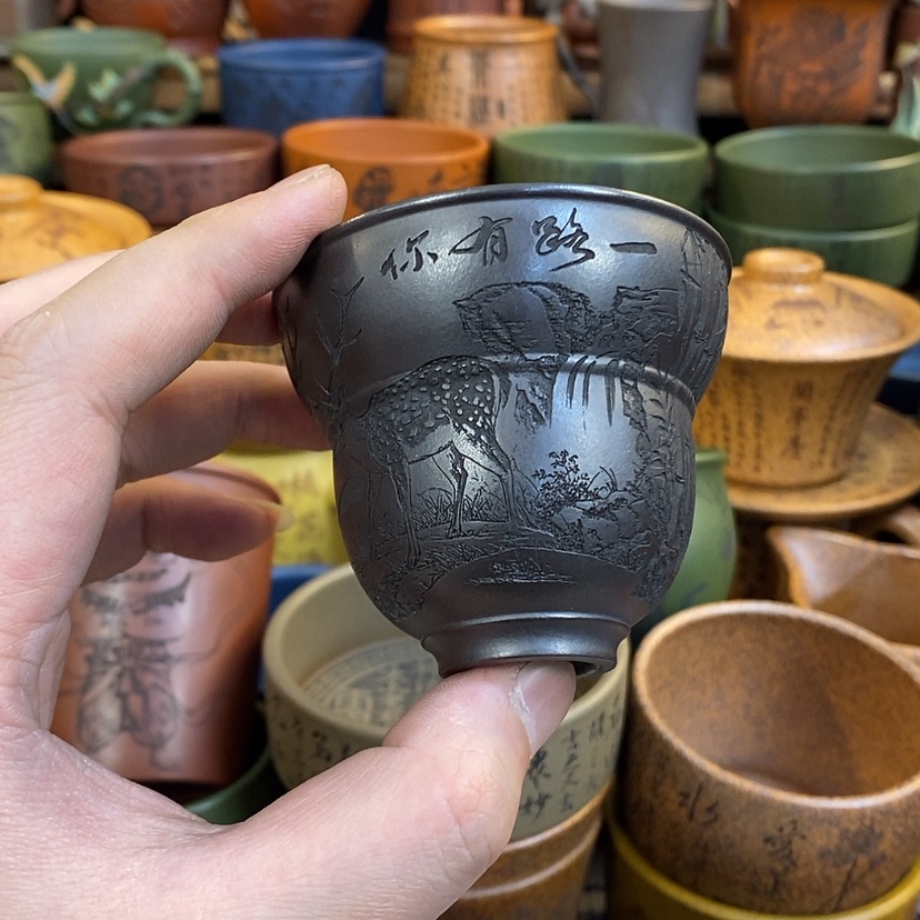 【闪购商品】紫砂杯子宜兴全手工紫砂杯