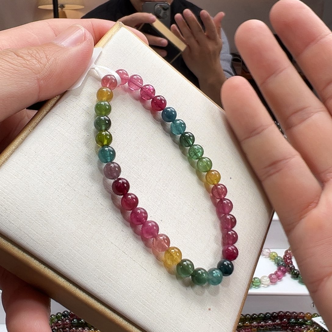 手串碧玺未镶嵌5.8mmmmmmmmmmmm