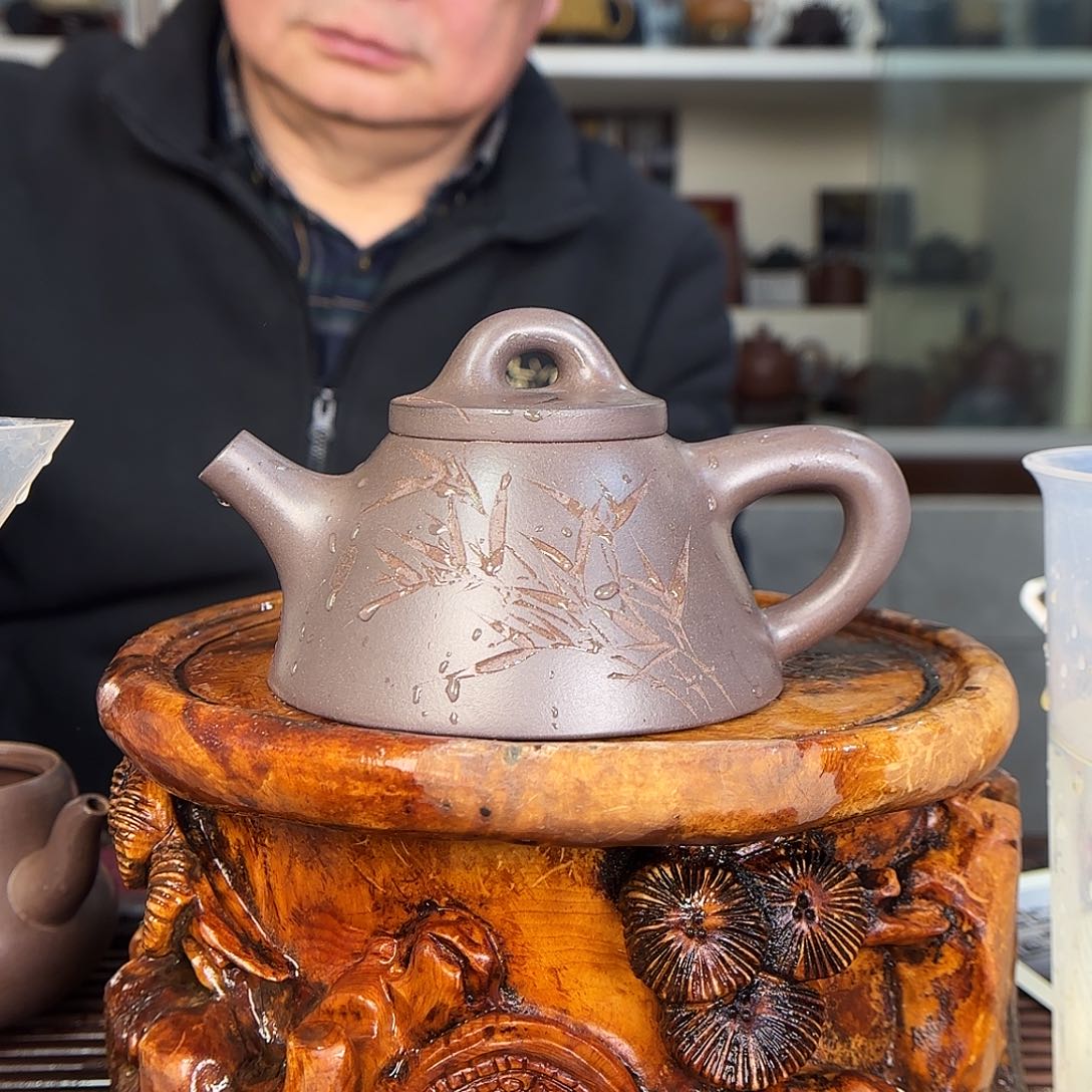 紫砂茶壶刘华良老师。250c c