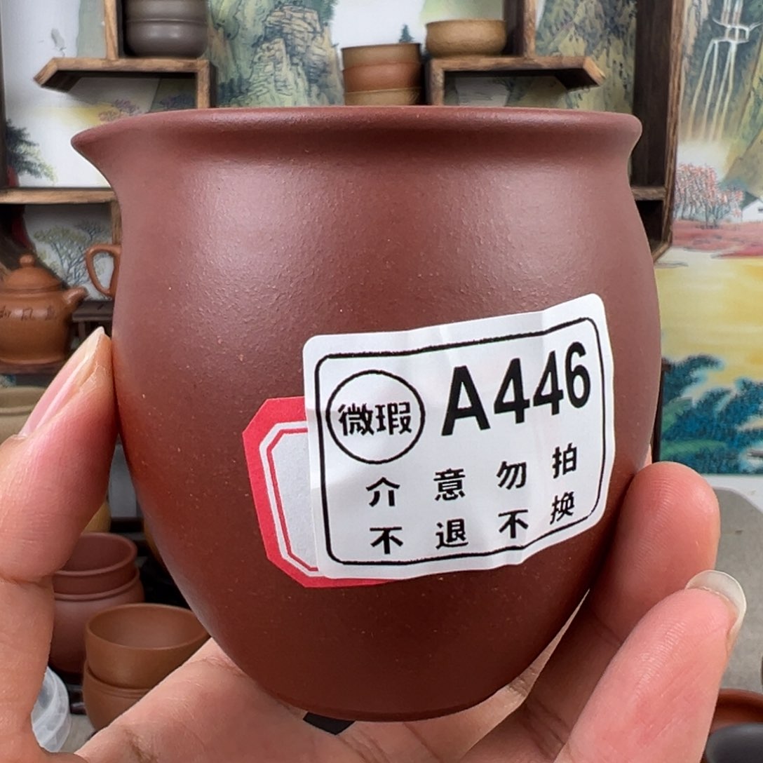 紫砂茶杯拙器甄选，纯原本矿。