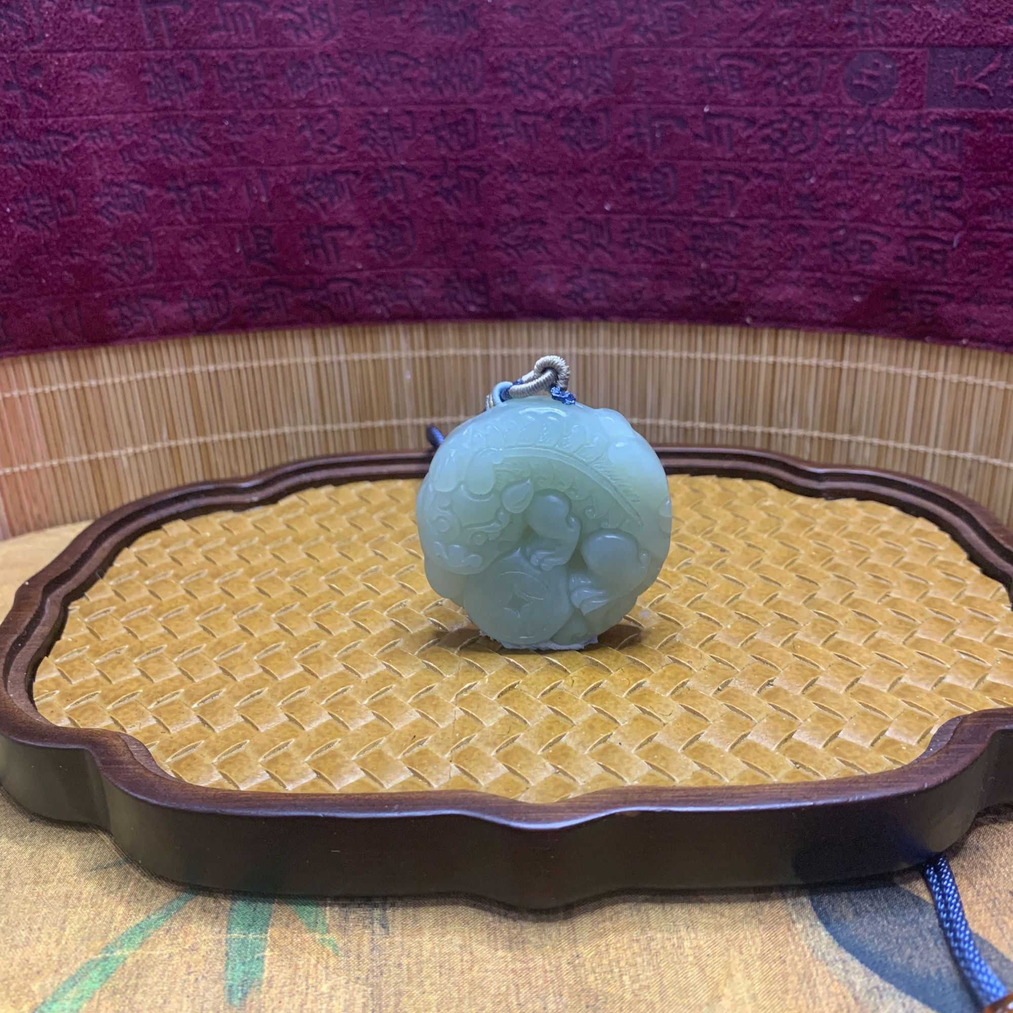 Z和田玉招财貔貅吊坠1356