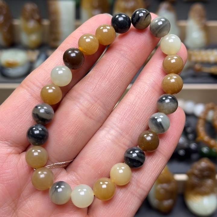 和田玉（糖玉）手链未镶嵌