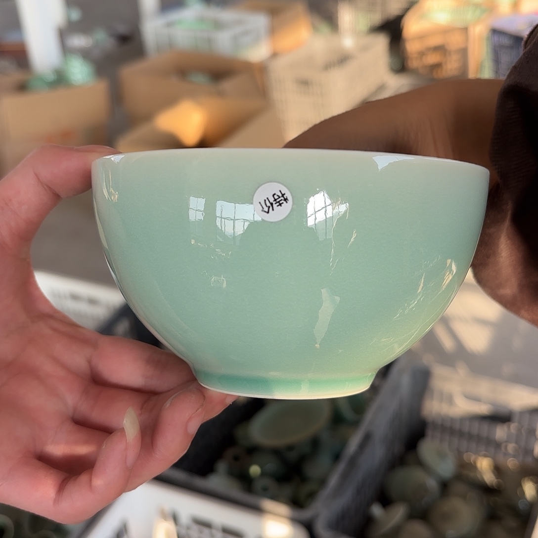 龙泉云间青瓷小米茶器