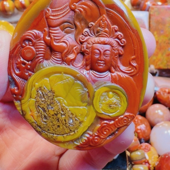 玛瑙/玉髓未镶嵌吊坠(不含链)