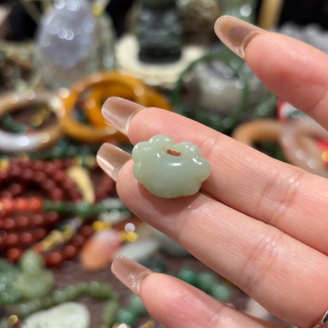 和田玉未镶嵌颈饰68455