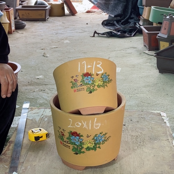 紫砂花盆紫砂紫砂