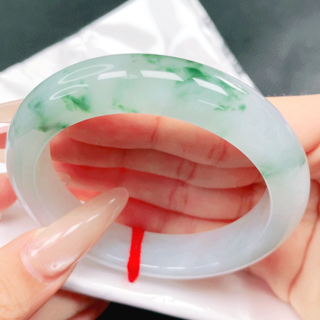 翡翠未镶嵌手镯54