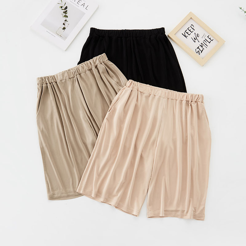 编号K链接  桑蚕丝居家睡裤外穿休闲百搭宽松品质高货