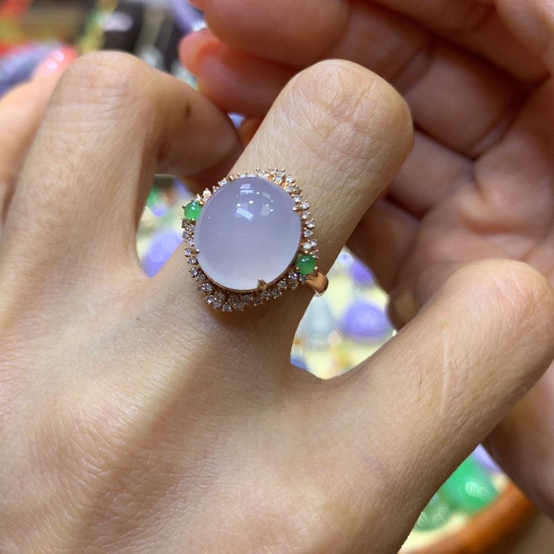 【闪购商品】翡翠18K金镶嵌颈饰翡翠