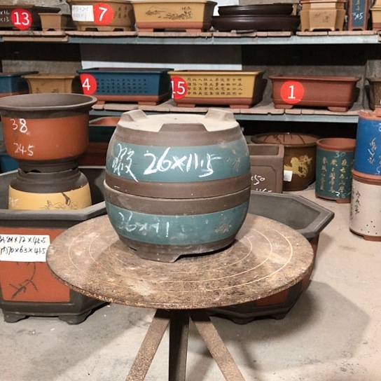 紫砂瑕疵花盆包邮