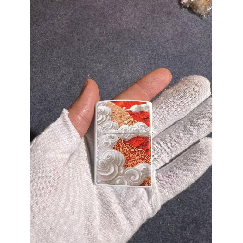 双面彩印【白云】高档礼品煤油打火机