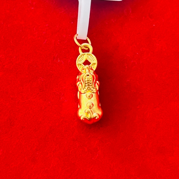 【莹莹专享】足金999投资金 铜钱貔貅 ZP 0.28