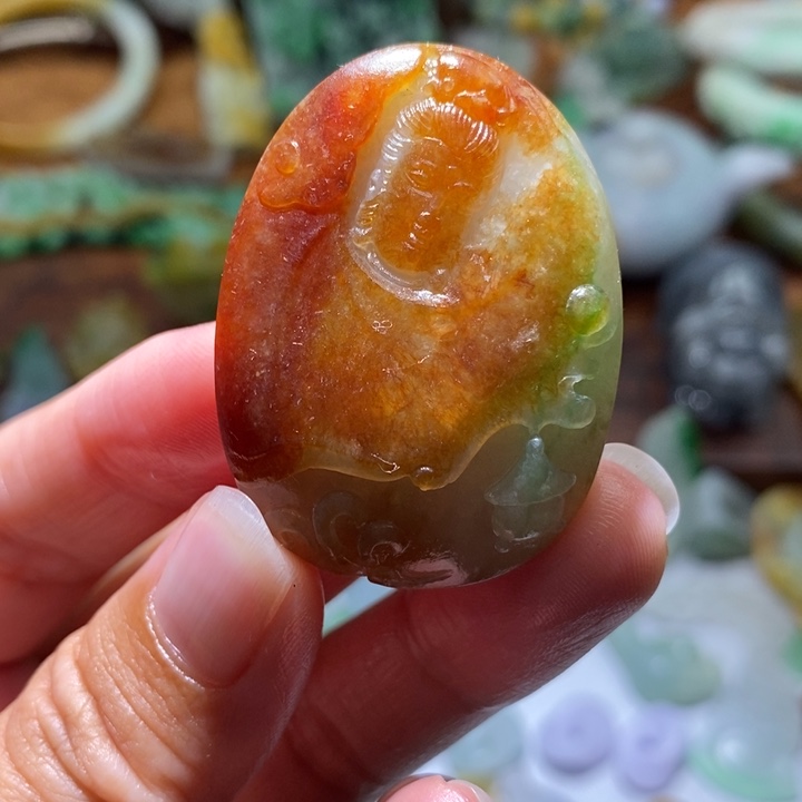 定制翡翠未镶嵌毛货