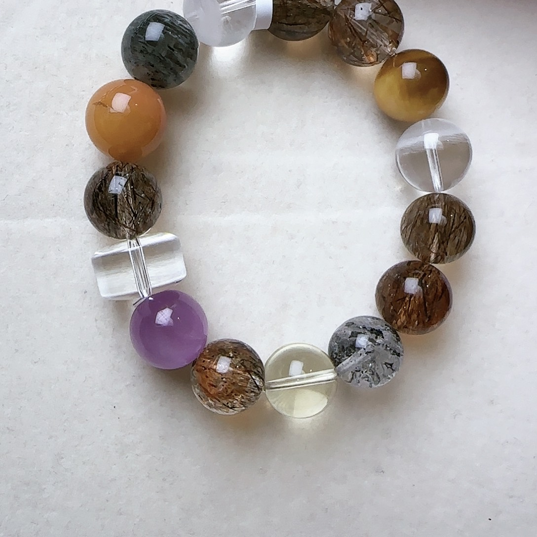 水晶手链未镶嵌十**?大气上档次