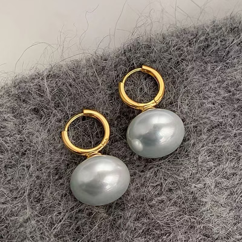 合金仿珍珠耳饰 简约时尚耳钉DP2670