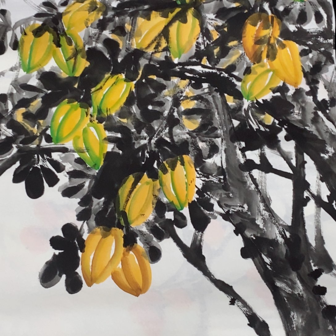 国画国画花鸟四尺王孝华  琪