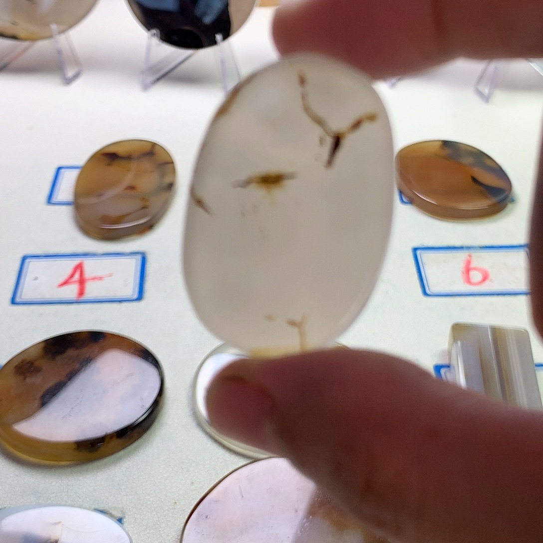 未镶嵌玛瑙/玉髓珠宝半成品