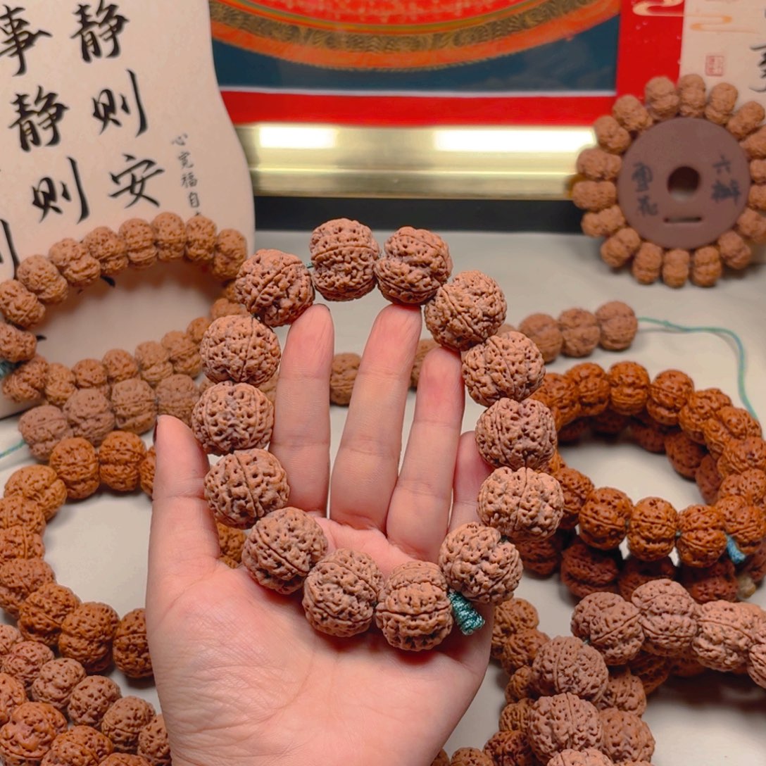 金刚菩提手串7号25尺寸双龙蜂窝