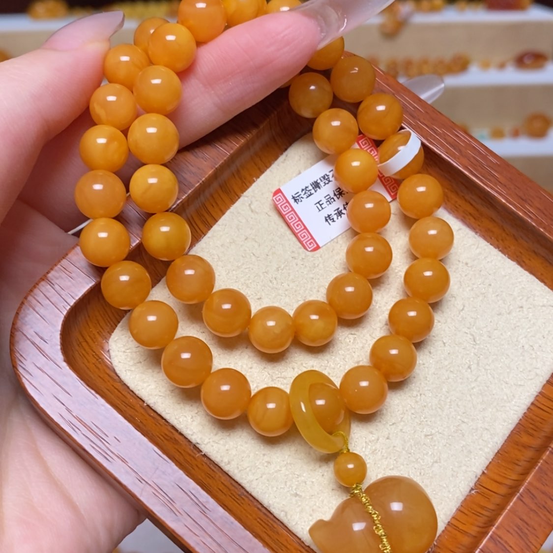 【闪购商品】未镶嵌蜜蜡手链手串