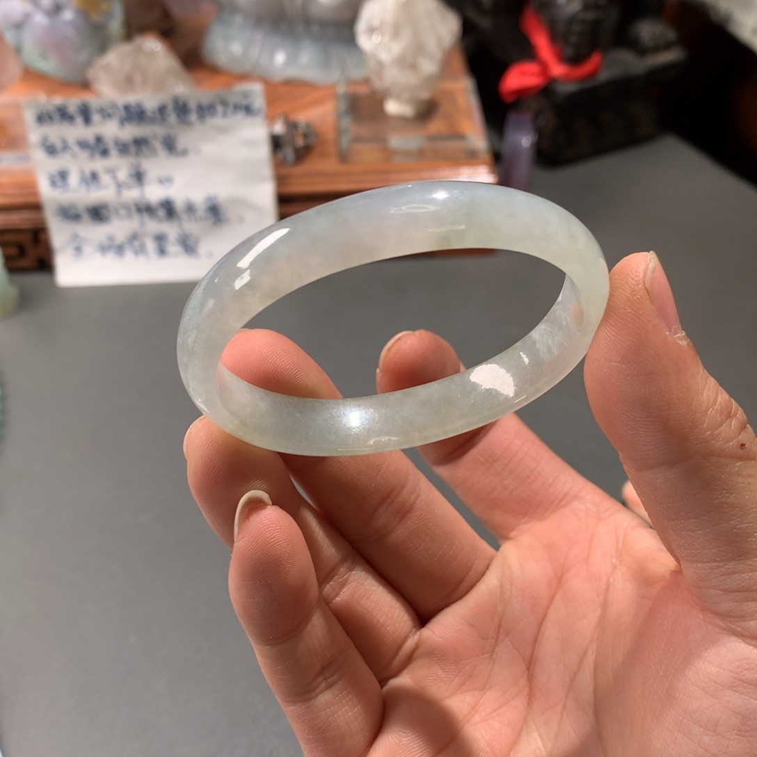翡翠手镯未镶嵌53.5贵妃
