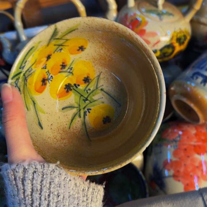 瓷片景德镇陶瓷手工手绘