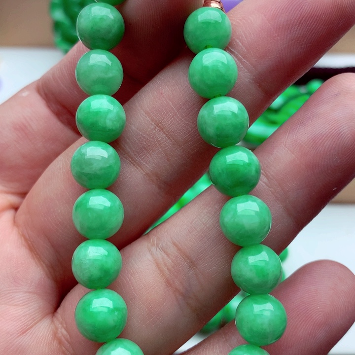 翡翠未镶嵌手链手串