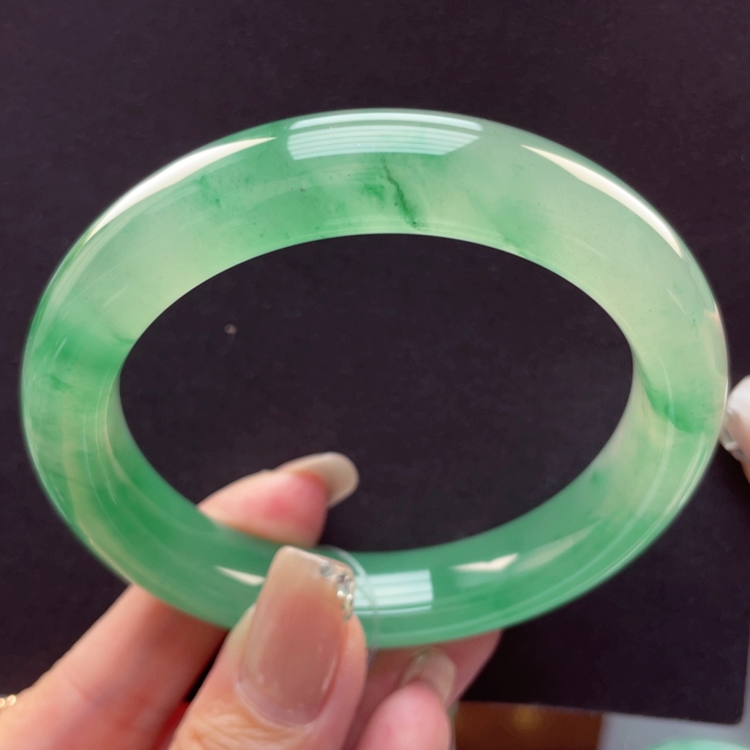 未镶嵌手镯石英质玉57-58