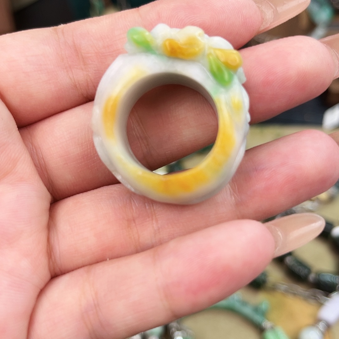 未镶嵌手链翡翠萍*