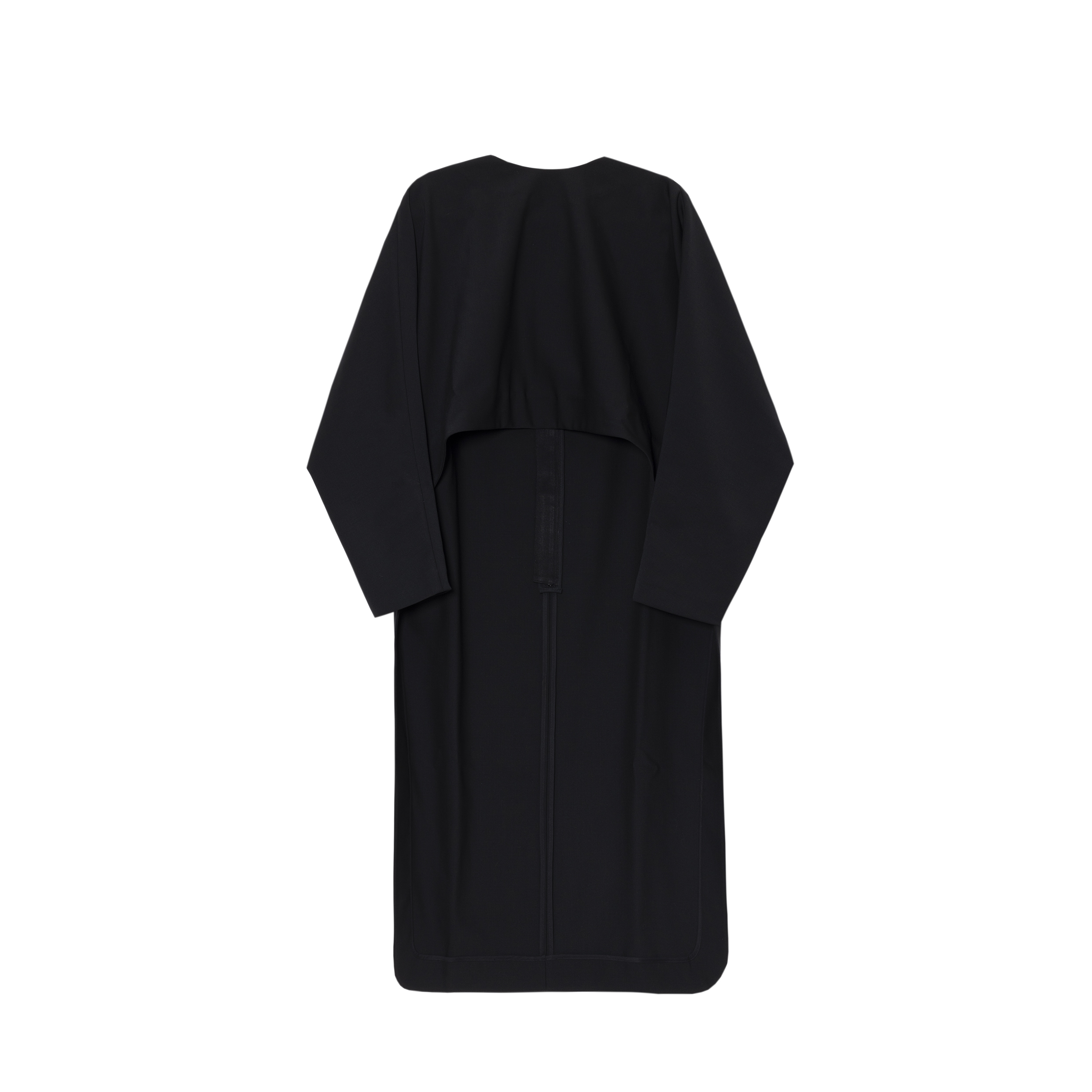 【坤姨专属】“时髦攻略” 圆领不对称时髦款长袖连衣裙