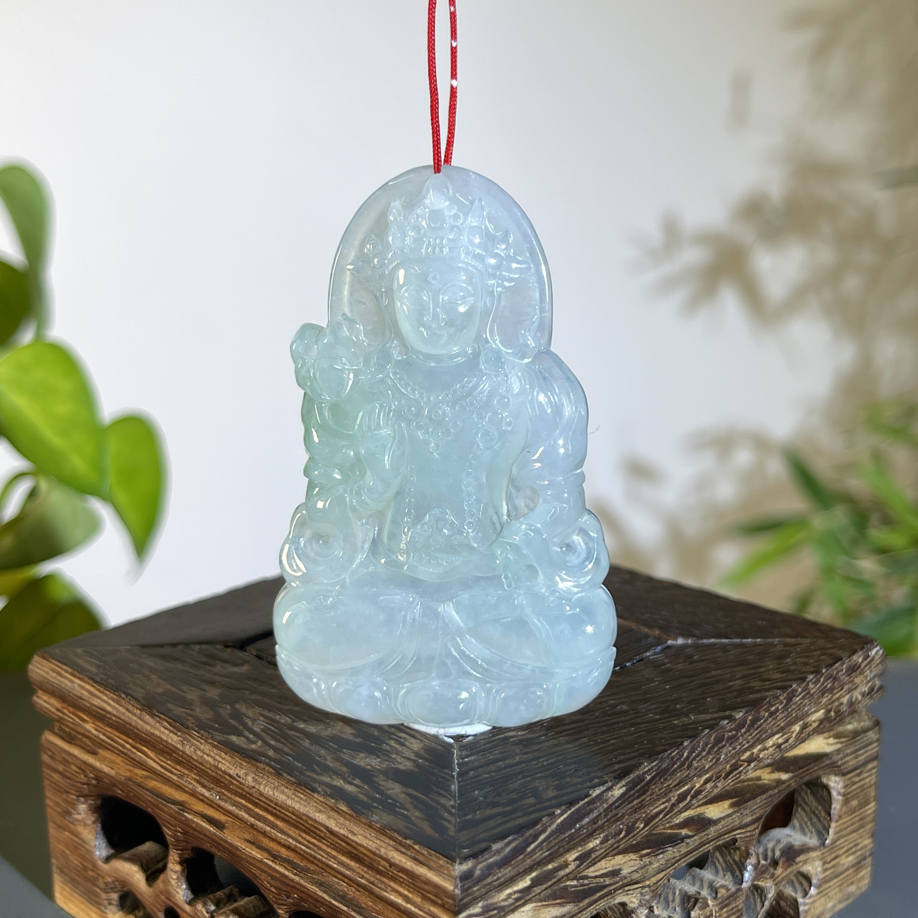 JTW04-148  天然缅甸翡翠A货 度母