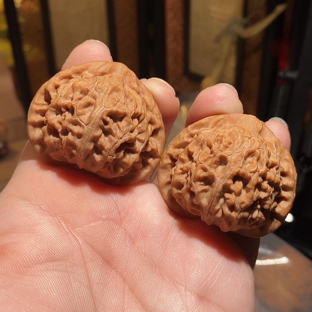 文玩核桃把件45宫灯全品