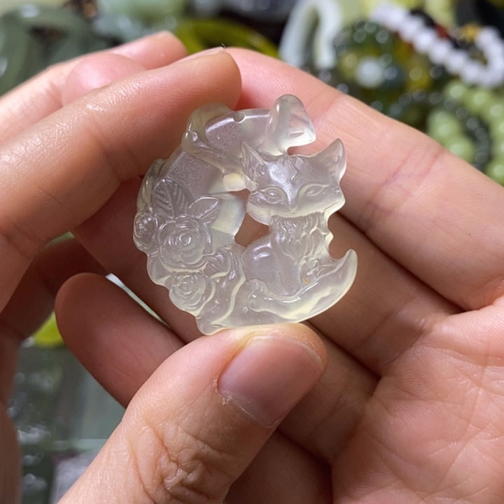 岫玉岫玉挂件未镶嵌