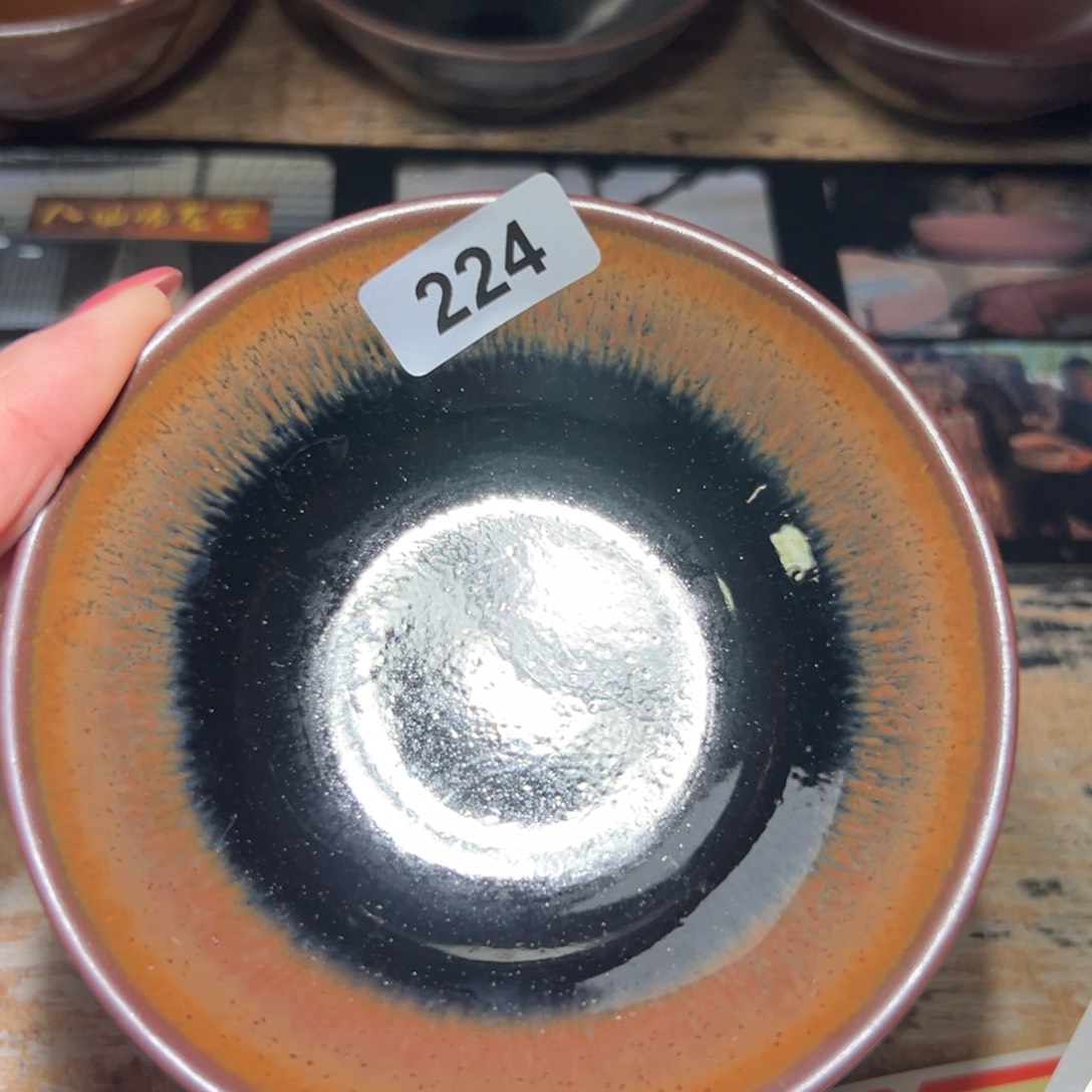 茶盏全手工原矿原釉建盏