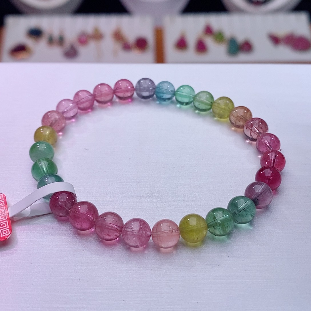 碧玺手链未镶嵌碧玺手链