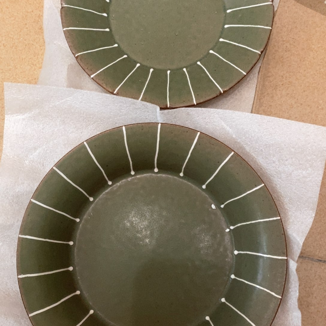 今囍陶器粗陶餐具2件