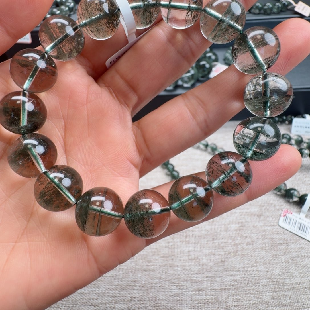 水晶手链未镶嵌橙*?天然