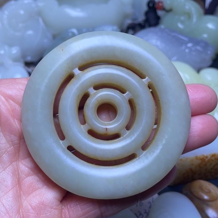 和田玉吊坠(不含链)未镶嵌