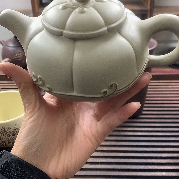 白段菱花壶400cc666