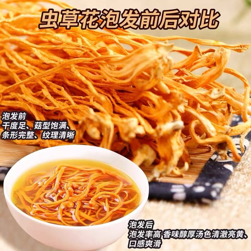 精选高原特级虫草花干货