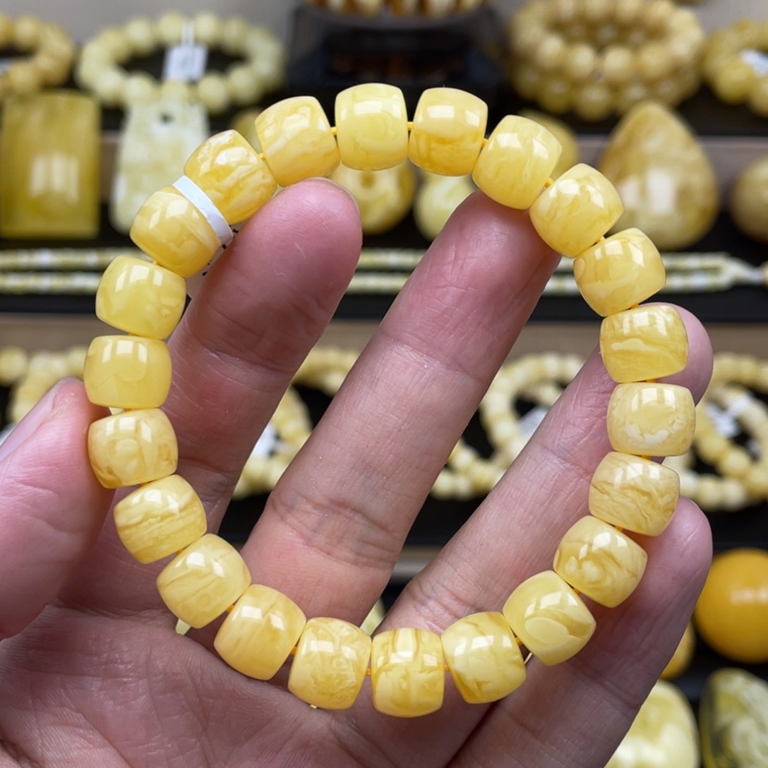 琥珀裸石未镶嵌琥珀蜜蜡