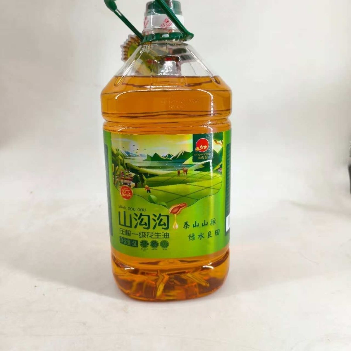 山沟沟压榨一级花生油5L莱芜特产