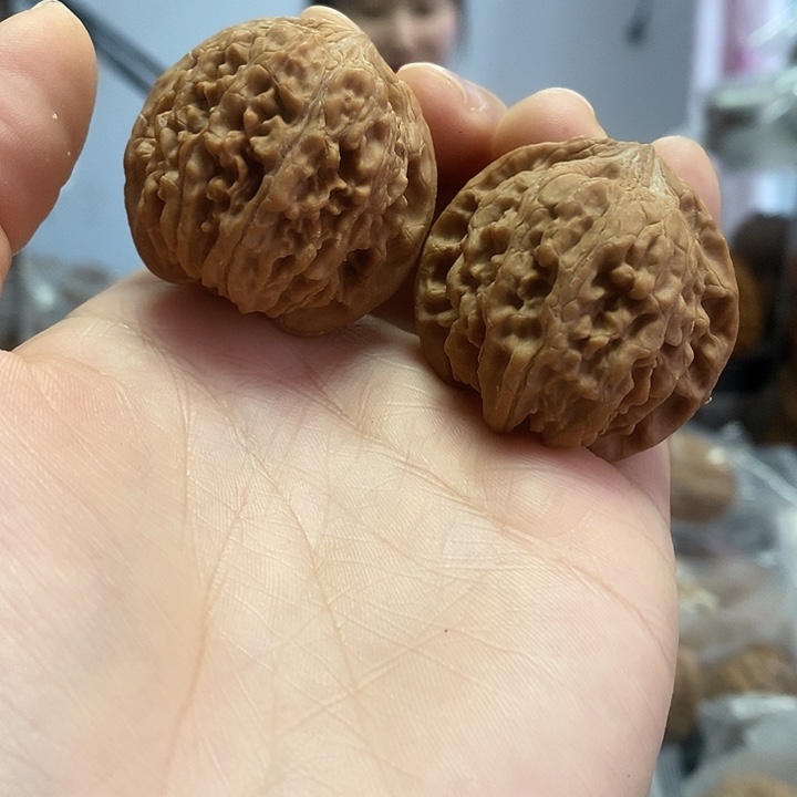 把件文玩核桃37满天星老树红皮