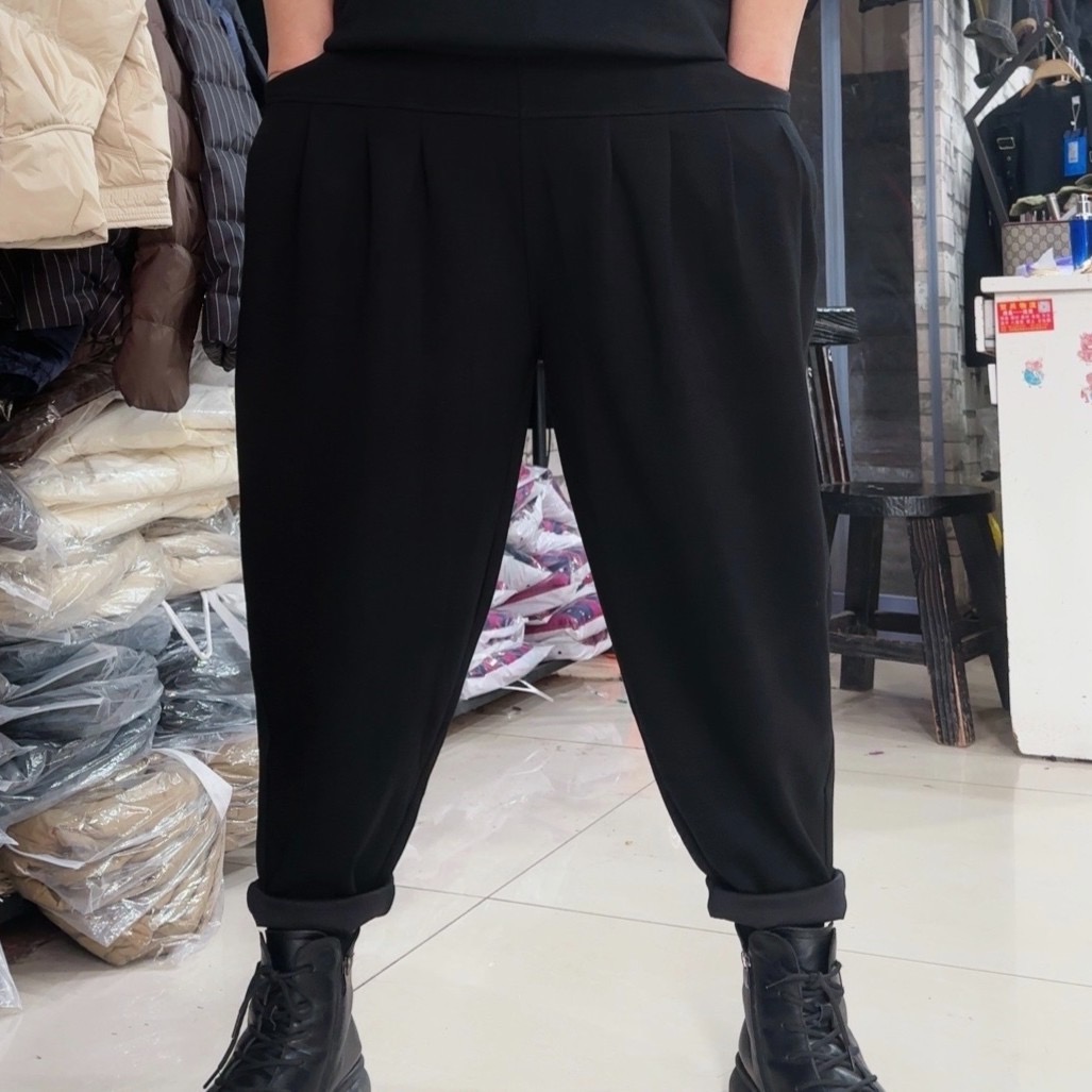 老高推荐牛奶丝宽松休闲哈伦裤