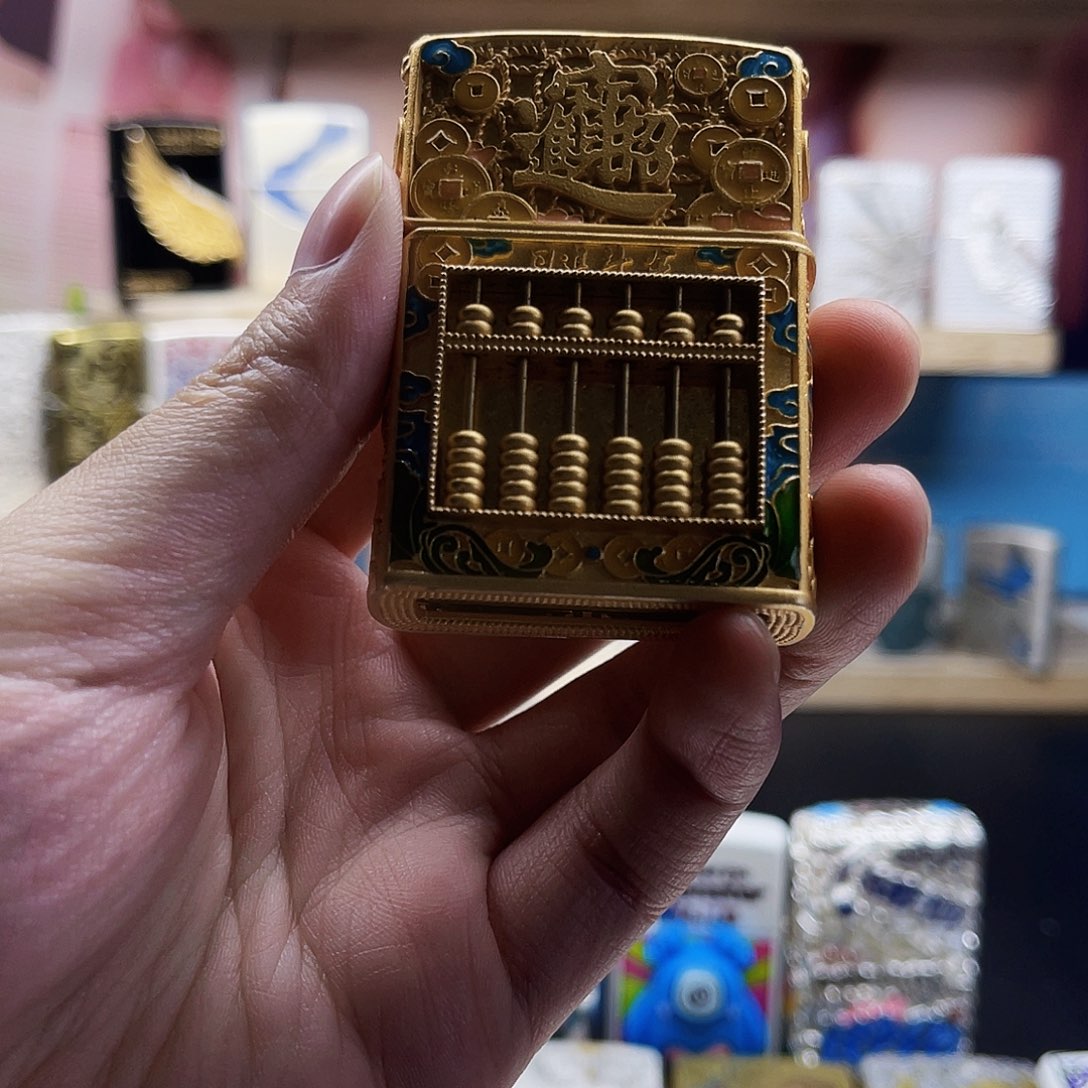 钢zippo八方来财正品礼盒套装